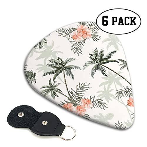 Tropical Palm Trees Lot de 6 médiators pour guitare acoustique, guitare électrique, basse, ukulélé – fins, moyens et… - Les Beatles, Paul McCartney, John Lennon, RIngo Starr, George Harrison Tropical Palm Trees Lot de 6 médiators pour guitare acoustique, guitare électrique, basse, ukulélé – fins, moyens et… – Image 3