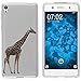 Produktbild PhoneNatic Case kompatibel mit Sony Xperia E5 Silikon-Hülle Vektor Tiere Giraffe M8