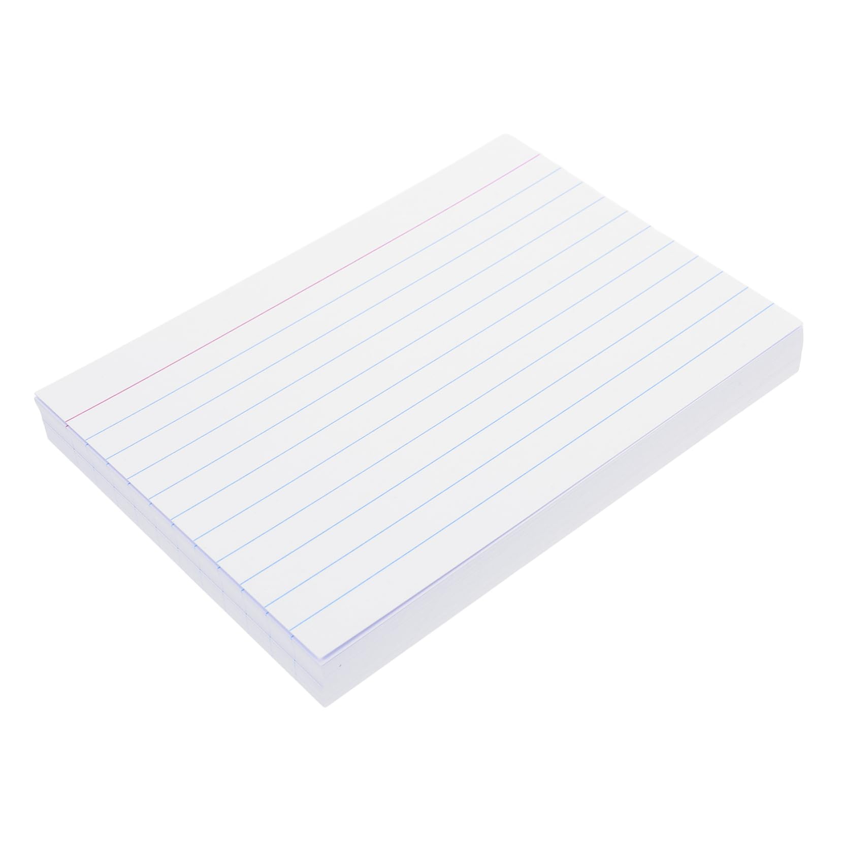 Gatuida 200 Stück Linierte Karteikarten 4 Zoll Dickes Kartonpapier Horizontal Liniert Glatte Oberfläche für Lernen Büro Schule