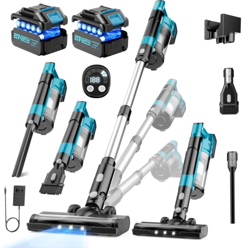 Brushless Stick Vacuum with 2 Batteries