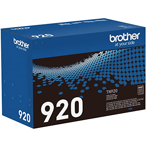 Image of Brother Genuine TN920 Standard Yield Toner Cartridge, , HL-L5210DN, HL-L5210DW, HL-L5210DWT, HL-L5215DW, HL-L6210DW, HL-L6210DWT, HL-L6310DW,MFC-L6810DW (Pack of 3)