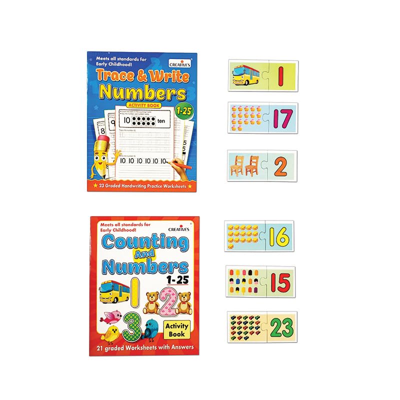 Image of Creative's Preschool Home Learning Pack-2| Counting & Numbers | Early Leaner Puzzles for Kids | Pre-School Learning Game for Kids | Activity Educational Games | Ages -3 Years