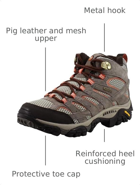 Image of Merrell Women's Moab 2 Mid Waterproof Hiking Boot