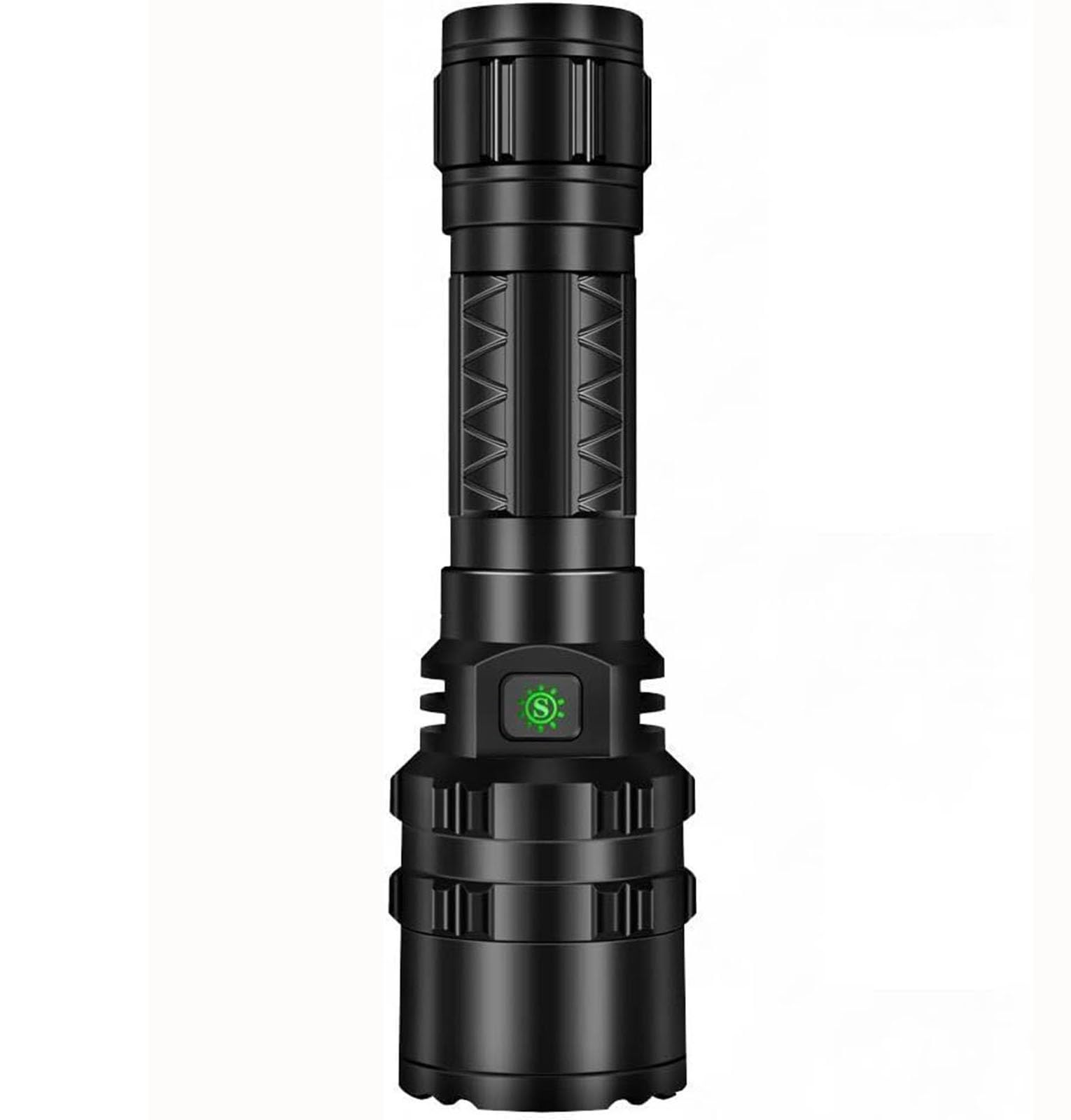 WURF Latarka Taktyczna Ultra-Potężny 4000 Lumenów XHP50.2 USB Akumulator 5 Tryby z Baterii w zestawie dla Polowanie Polowanie Bezpieczeństwa Polowanie Wojskowe Piesze Wycieczki