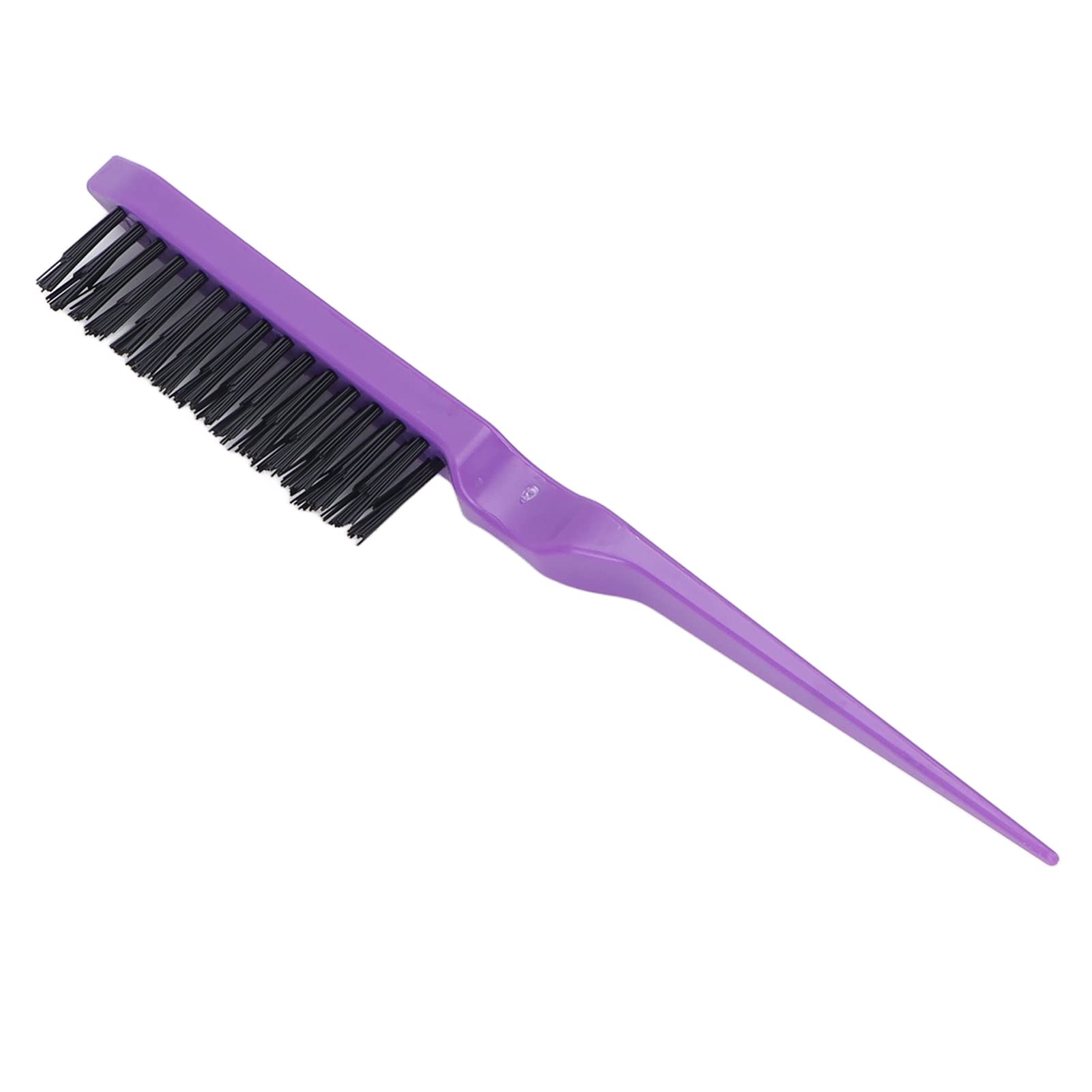 Fabater Set di Pettini per Tintura per Capelli Viola 3 Pezzi, Pettine a Coda di Topo in Acciaio Inossidabile Spazzola per Acconciature, Spazzola per Capelli a Olio per Tintura Sezionamento Styling,