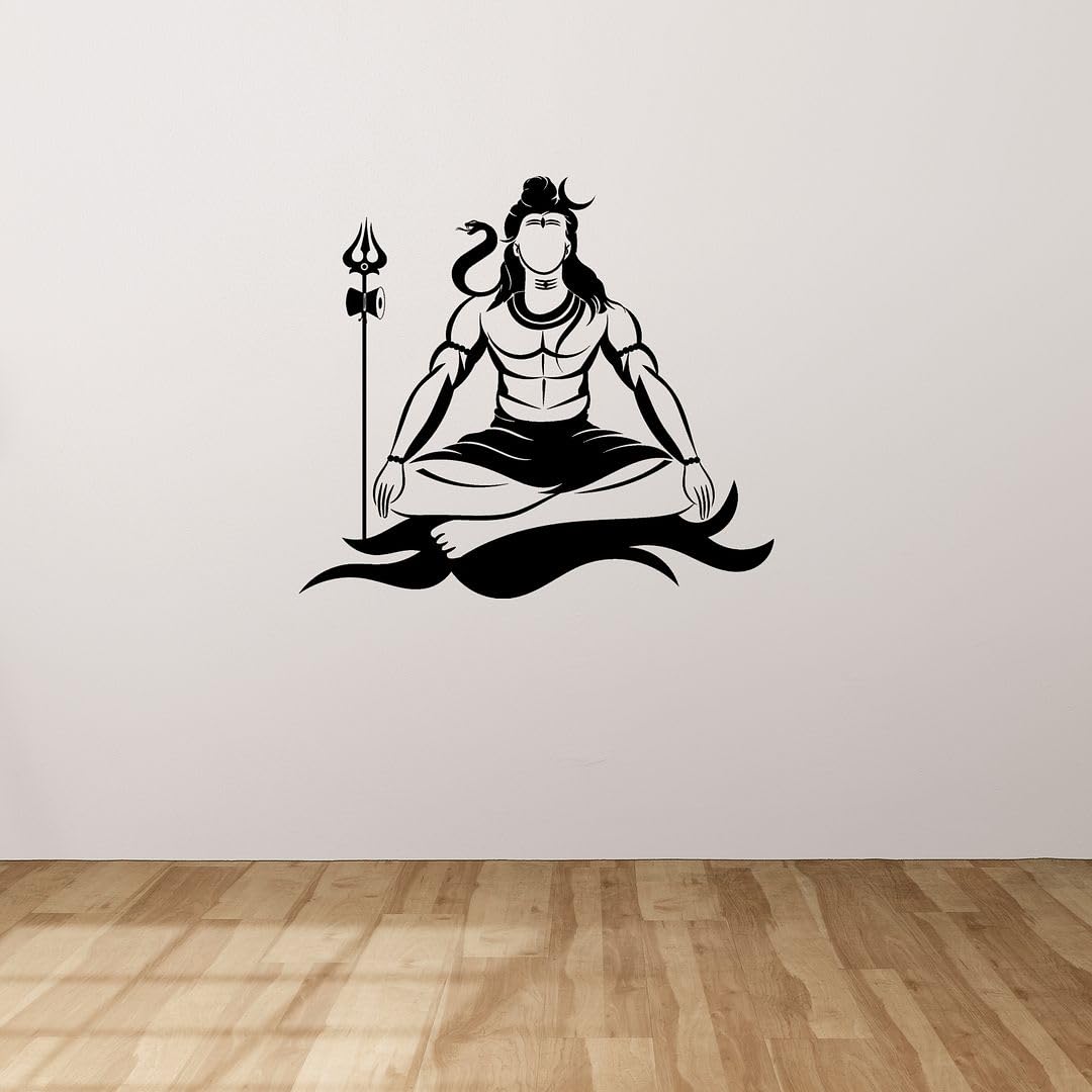 CVANU Mahadev Transparent Self-Adhesive Vinyl Wall Sticker for Wall Decoration Black_(21inX24in)_B142 (B0CKQQD8JJ) Amazon Price History, Amazon Price Tracker