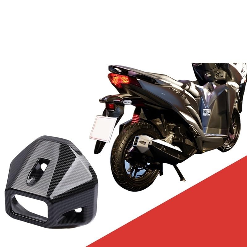 Cubierta Calor Silenciador Cubierta Tubo Escape para Motocicleta Protector térmico Carcasa antiescaldado para Click150 Click 150I 125I 125 150 2016-2019
