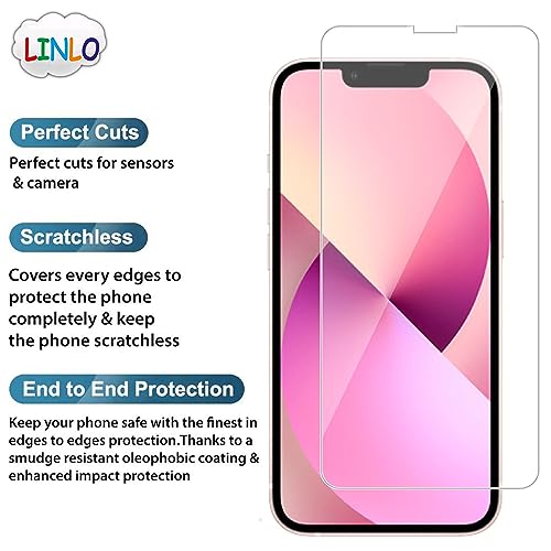 Image of Tempered Glass Screen Protector Compatible for Apple iPhone 13 Mini with Full Screen Coverage; Except Edges and Easy Installation Kit(Transparent), Pack of 1