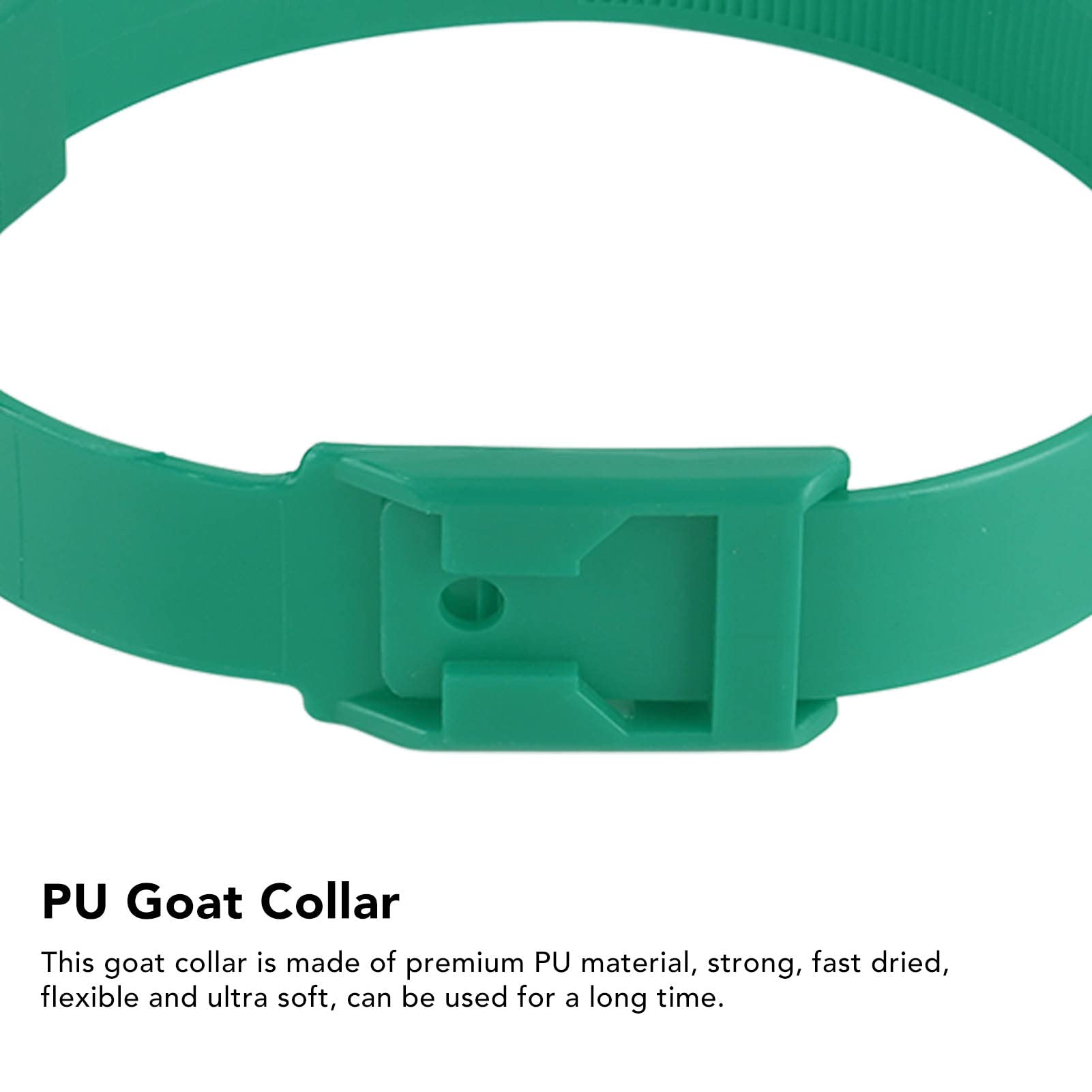 Collier de Mouton, Collier de Bétail en PU Réglable Multifonctionnel Doux 10 Pièces pour l'isolement des Grappes (Vert)