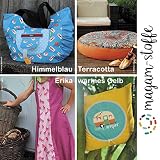 MAGAM-Stoffe Sophie Baumwollstoff Uni 100% Baumwolle Oeko-Tex Meterware 50cm (30. Hellblau)