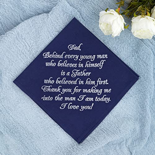 Generic Dad Wedding Handkerchief From Groom thumb #1