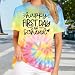 MAIHUN Back to School Tie-dye Shirt for Women First Day of School Teacher Tshirt Teachers Gift Tee Top