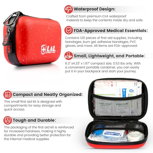 Mini kit de primeiros socorros, kits de emergência para casa, escritório, carro, ambiente externo