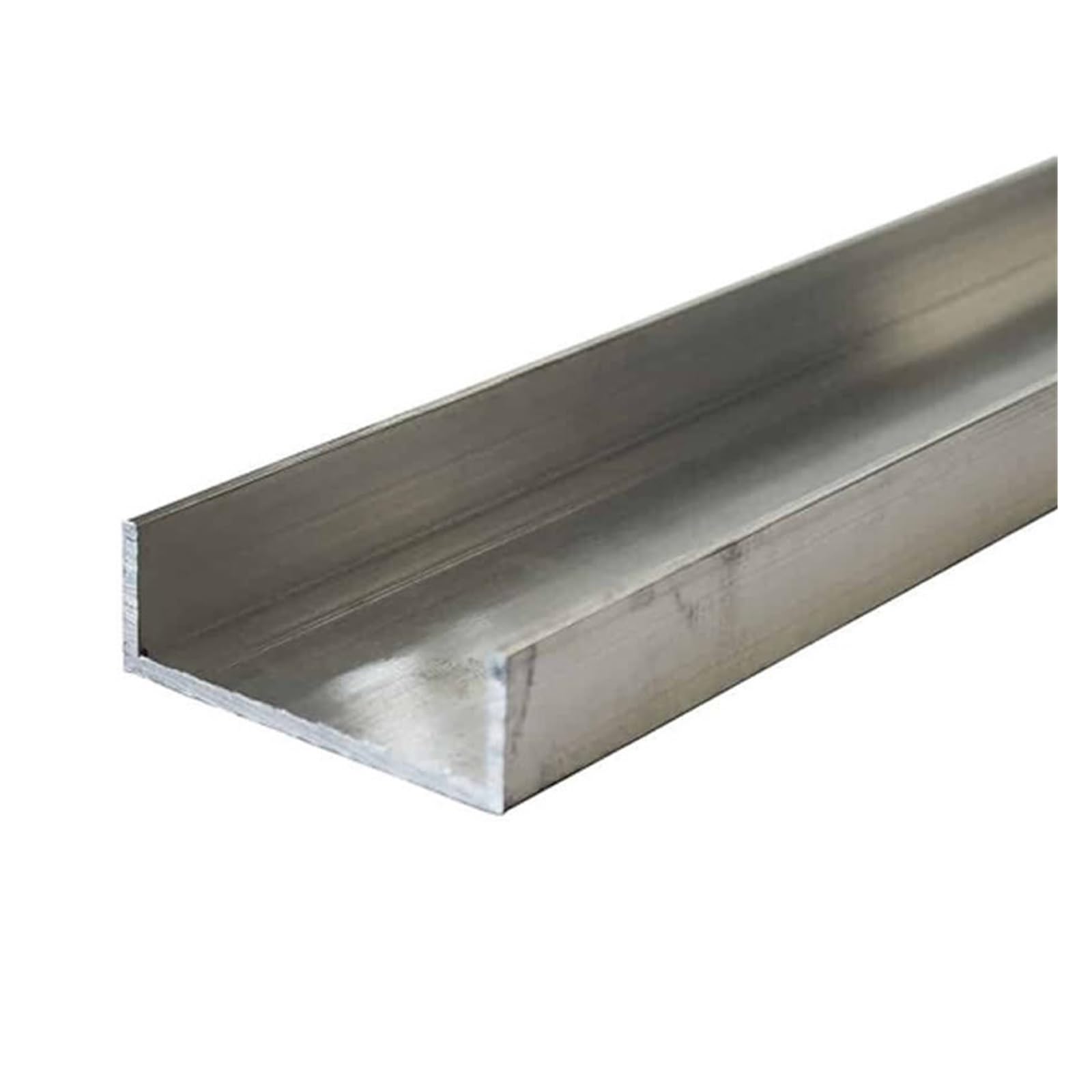 Riel guía de perfil de aluminio con canal en U | Resistente a la corrosión(500MM X 1PCS_50X25X48MM)