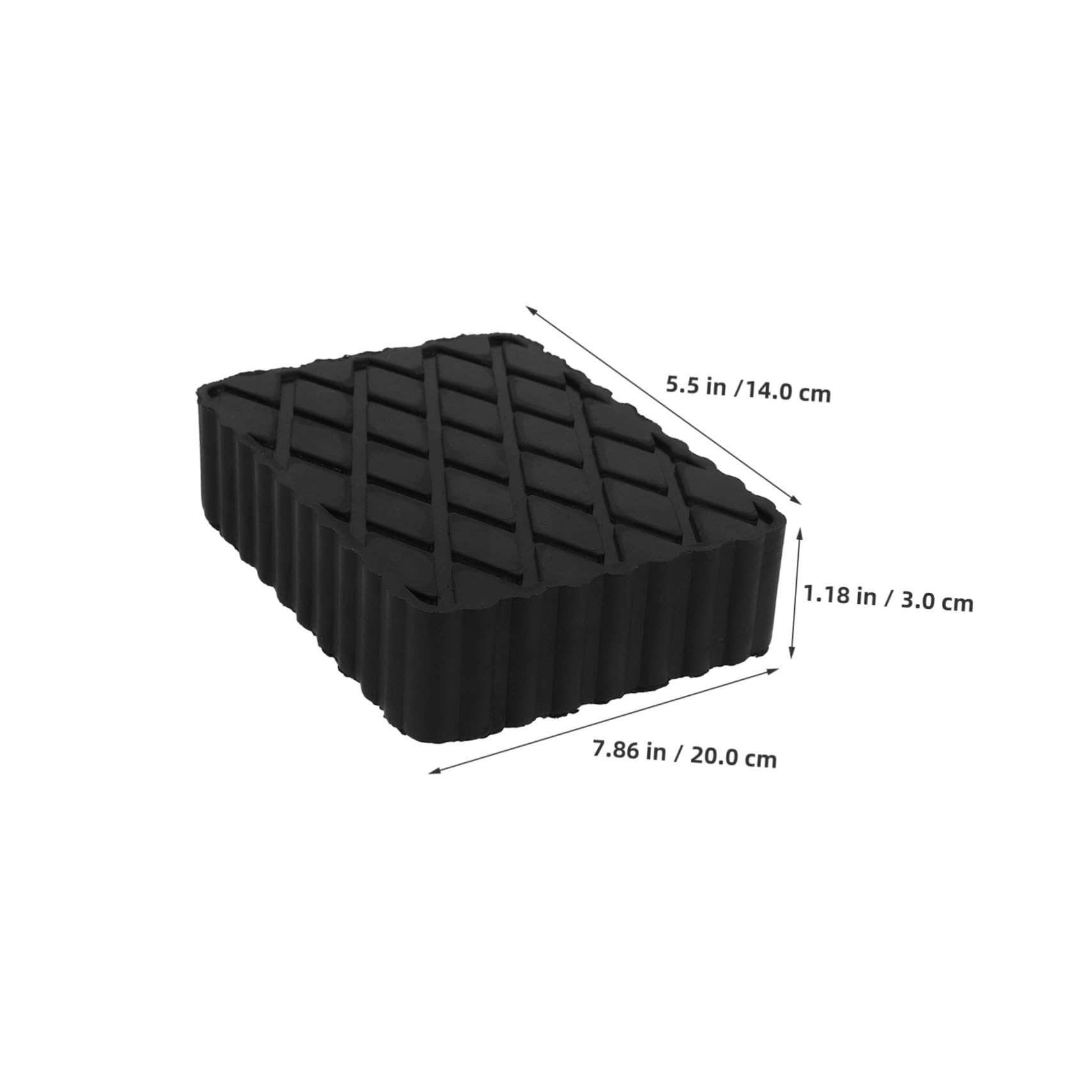 Ciieeo Unterlegscheibe Für Wagenheber Antivibrations-gummipads Gummipad Für Rangierwagenheber Stoßdämpfende Matte Gummi-wagenheberadapter Vibrationsdämpfende Unterlage Bodenschutz Werkzeu