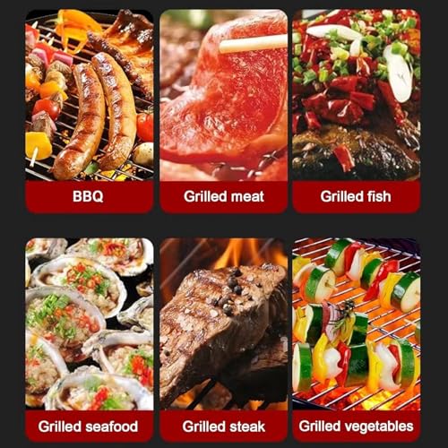 Barbecue en poterie avec ventilation réglable et double zone - 7