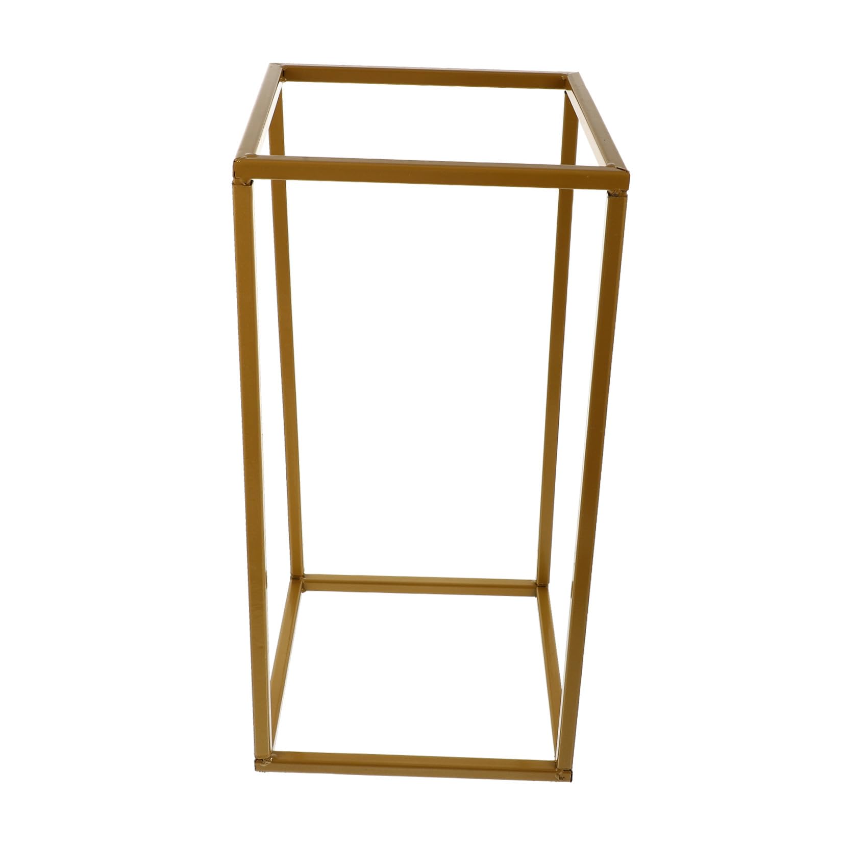 Alipis Rechteckiger Eisenrahmen in Gold Geometrische Form Dekorativ für Hochzeit und Party Romantische Bühne Stilvolle Hochzeitsdekoration
