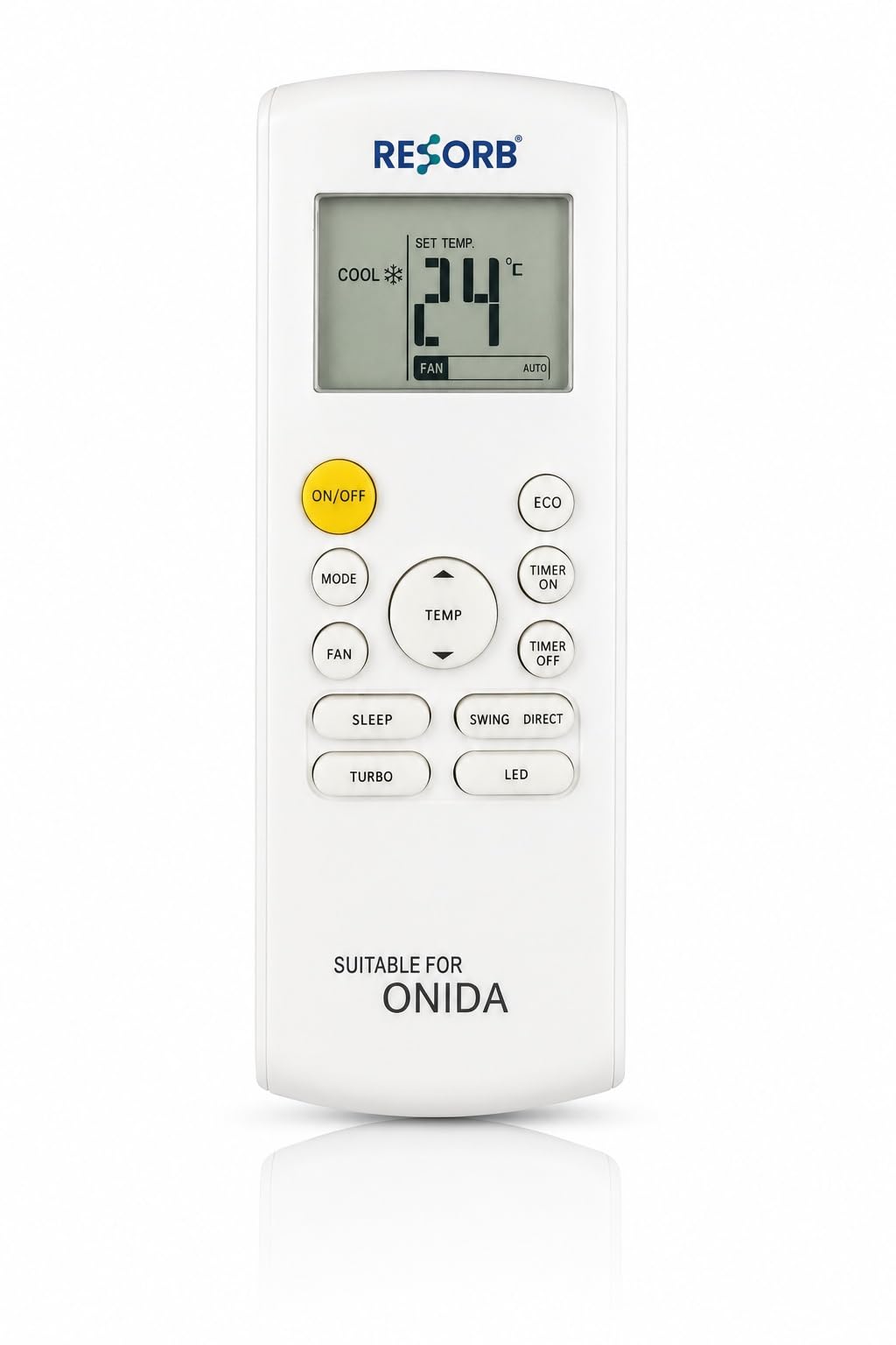 AC Remote Compatible with Onida AC Models | I Feel Function, Turbo Mode, Sleep Mode, Timer Control Air Conditioner | RE 184A-image-29