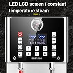 HLGKBY Fully-Automatic Coffee Foam Maker Frothing Machine Commercial Steam Milk Frother 4 IN 1 Milk Steamer Machine with 12L Capacity Electric for Coffee, Milk, Bubble Tea, Milk Tea - Image 2