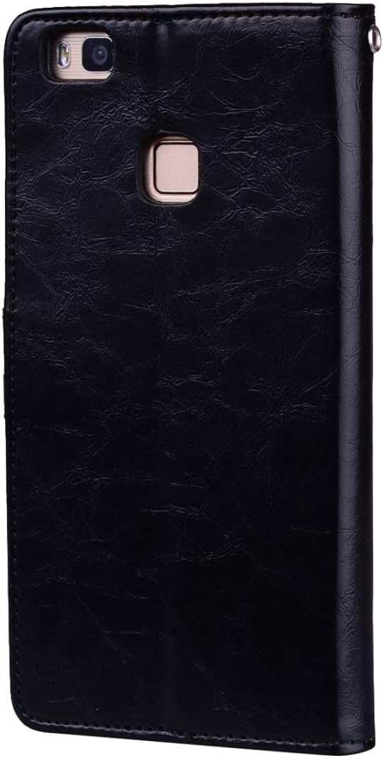 Custodia A Libro In Pelle Per Huawei Honor 9 Suncase | Con Funzione Leggio E Scomparto Carte | Vera Pelle, Chiusura Magnetica