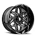 American Truxx AT1914 Euphoria 22x12 6x5.5" -44mm Black/Milled Wheel Rim