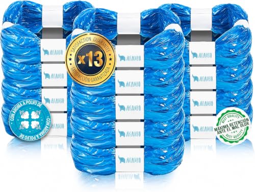 | AKAMBO® SUPER PACK AHORRO 13 Recambios ORIGINALES + AROMA A POLVO DE TALCO | Papelera Pañales ORIGINALES | tomme tipee recambios | Compatible Con Tomme Tipee Sangenic Tec | COMPATIBLE CON TODOS
