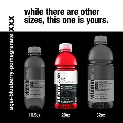 vitaminwater Electrolyte Enhanced Water w/ Vitamins, xxx Acai-Blueberry-Pomegranate, 20 Fl. Oz (Pack of 12) - Thumbnail 7