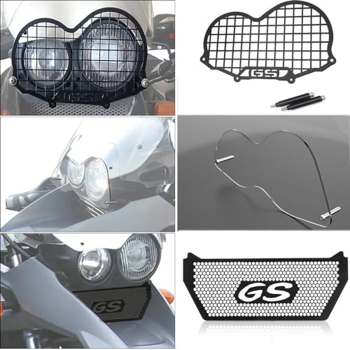 Grille de phare de moto grise pour les pistes tout-terrain en R1150GS ADV