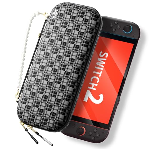 BJBT Switch 2対応 スリムケース スイッチ2 カバー【Switch2対応ケース/12色 選択可】2025年 スイッチ2モデル用 収納バッグ 可愛い 防塵防水 耐衝撃 持ち運び便利 全面保護型 ゲームカード12枚収納が可能 アクセサリーポーチ (