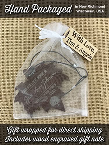 Personalized Memorial Tree Dedication Tag Tree Marker Memorial Garden Sign Planted In Loving Memory Forever In Our Hearts for memorial Garden Gift Giving3