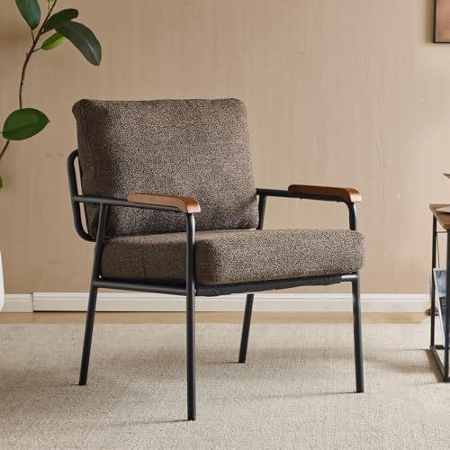 VINGLI Mid-Century Modern Accent Armchiar for Small Space, Small ...