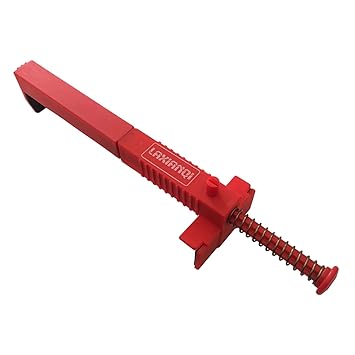 ATORSE Plastic Brick Line Runner Hardware Measuring for Building Construction Red