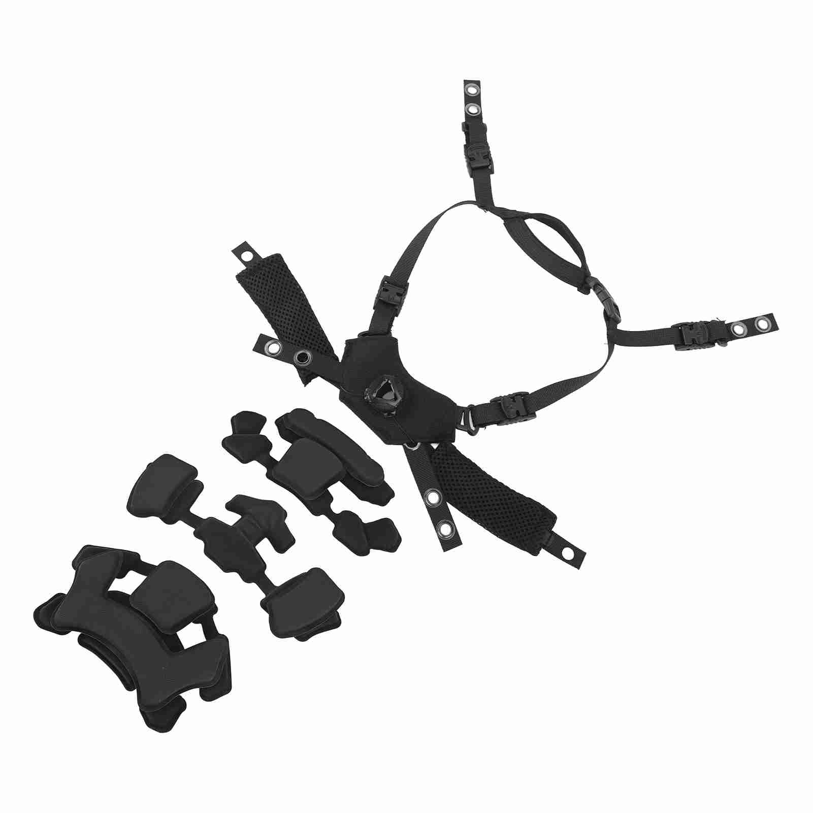 Helmet Padding, Helmet Padding Inserts Nylon Sponge Helmet Dial Suspension System Chin Strap Helmet Padding Kit Helmet Chin Strap for Fast for MICH for Wendy Helmet