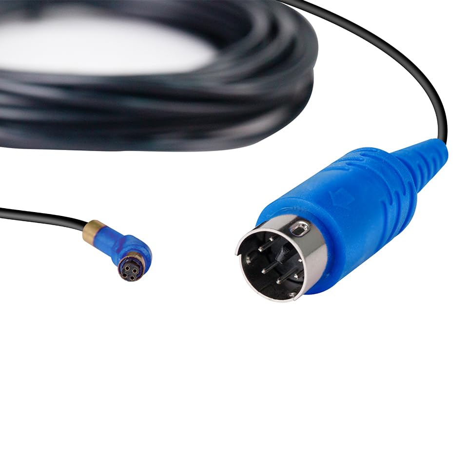 Close-up of the SOUNDLINK CS44 cable connectors, showing the 4-pin connector and the larger DIN-style connector.