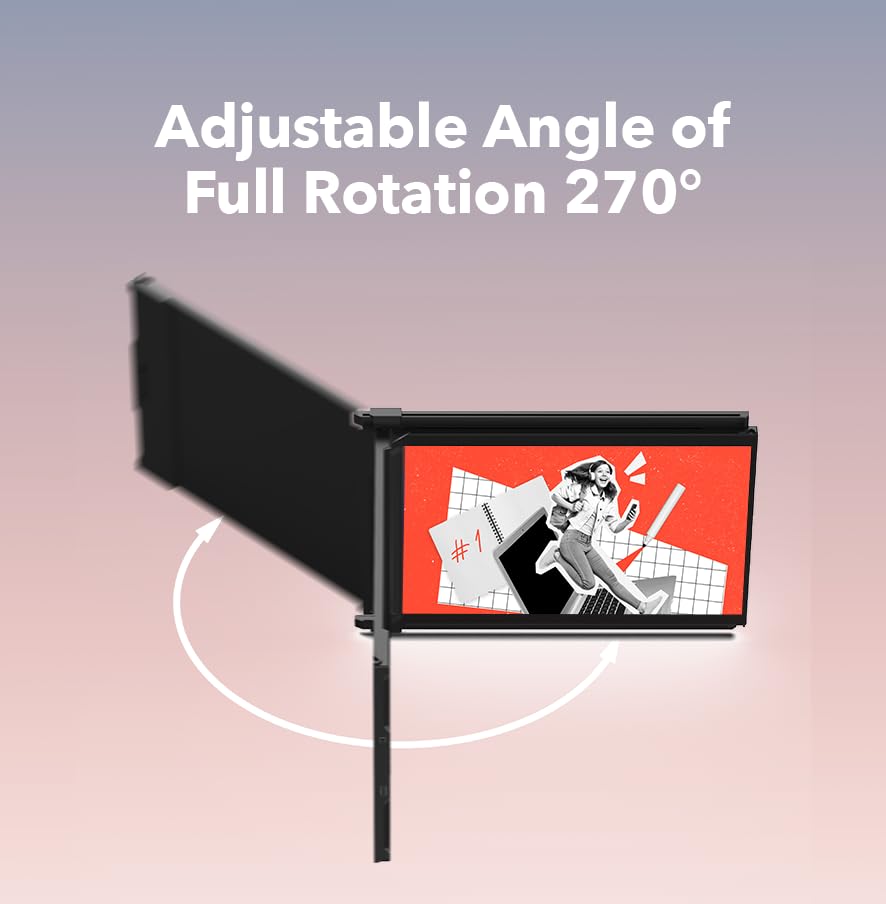 Image of New Mobile Pixels Nexus 14.1'' FHD 1080P Laptop Screen Extender, USB Type-C /USBA /HDMI Travel Monitor, Portable Monitor for 14'' to 17 inch Laptops, Compatible with macOS /Windows /Android /Switch