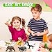 15 Wild Animal Figurines for Kids, Plastic Safari Animal Toys Tiny Portable Jungle Creature Figures Playset Montessori Toys Educational Game for Homeschool Preschool Toddler Kids