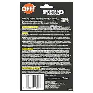 OFF! Deep Woods Sportsmen Insect Repellent Spritz, Maximum Strength, Bug Spray with up to 10 Hours of Protection, 1 oz (Pack of 12)