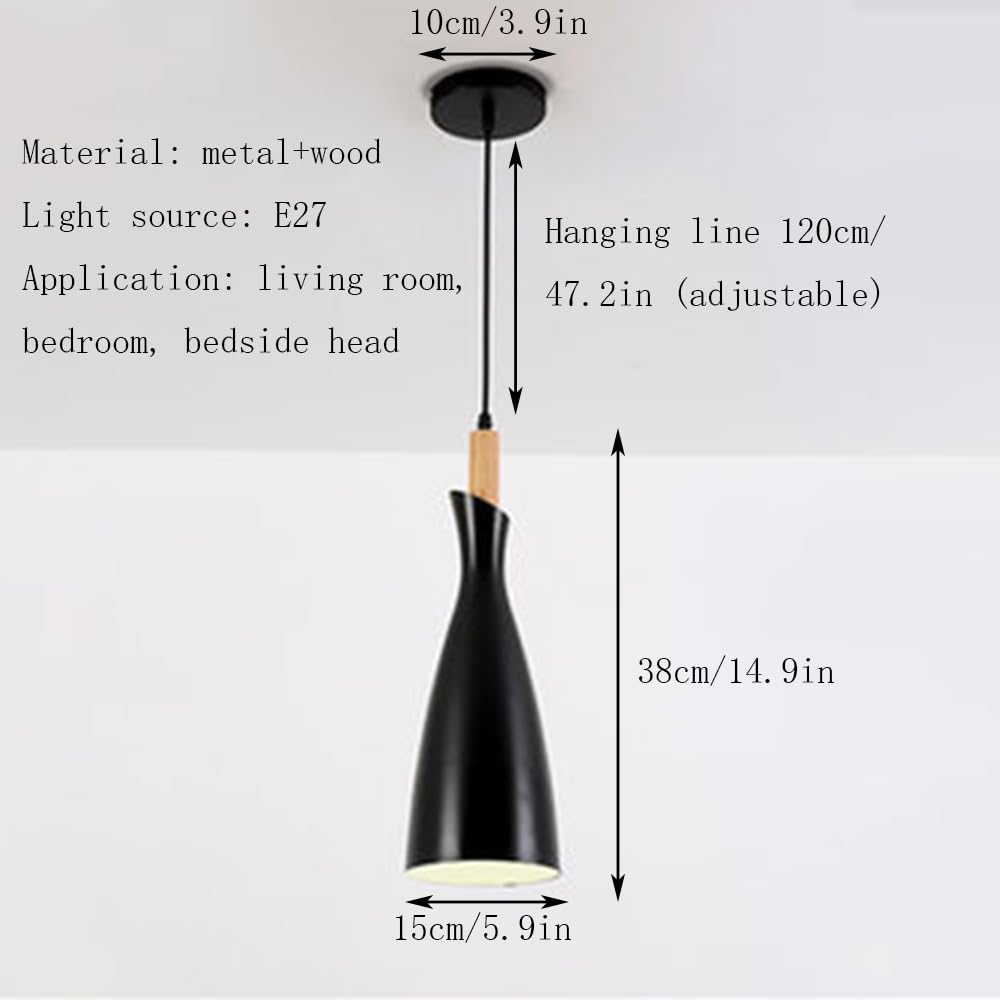 Lampada A Sospensione Minimalista Con Paralume In Metallo
