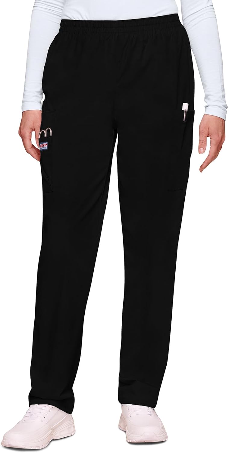 Cherokee Scrubs for Women Cargo Pant Natural Rise Tapered Pull-On Bottom with 4 Pockets , Fade Resistant Fabric - 4200 - Image 6