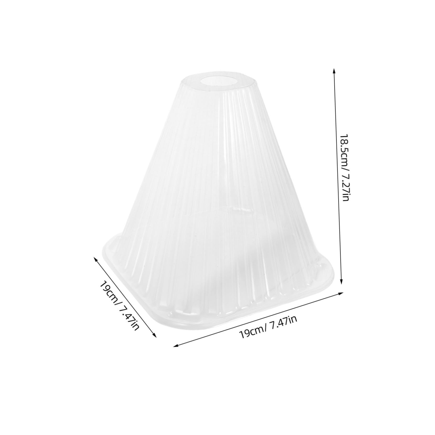 BESPORTBLE Cloche de Protection Conique pour Plantes et Légumes en Pet, 10 Pièces, Ombrage et Protection, Installation Facile pour Jardinage Intérieur et Extérieur