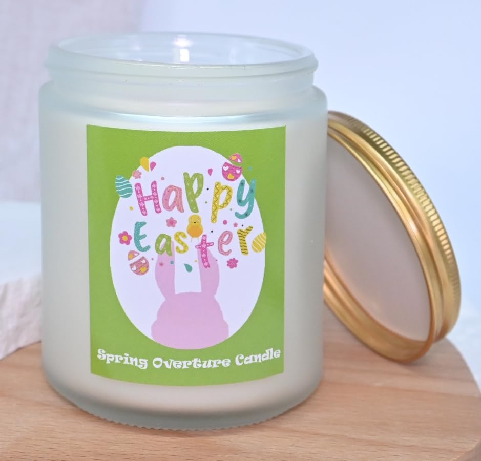 ROXIIFEE Velas perfumadas en Vaso Conejos de 200g de Jazmín...