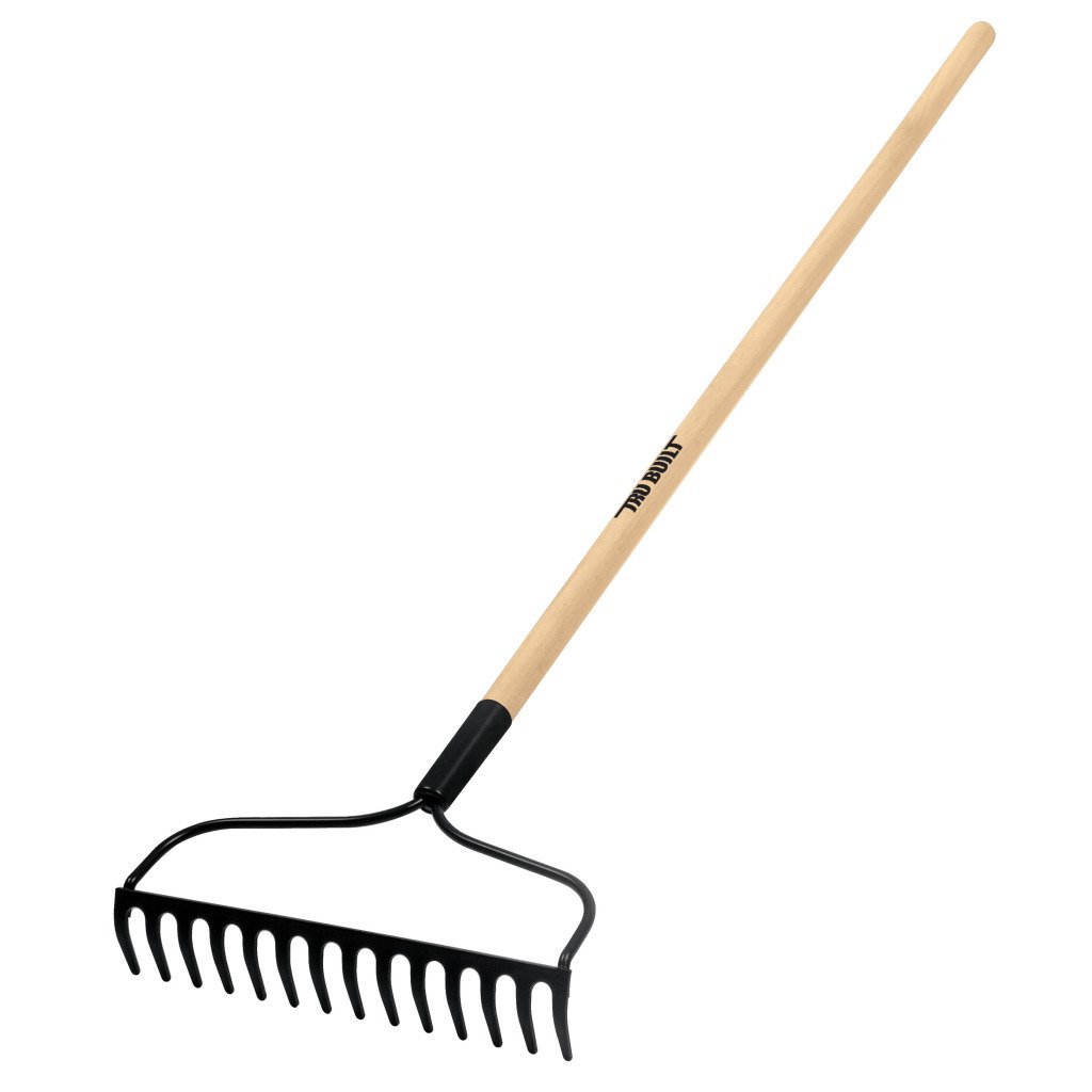 Furrowed Rake Snapklik.com : Truper 31353 Tru Built 48-Inch 14 Teeth Welded Bow Rake