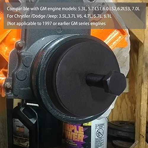 25264 Harmonic Balancer Puller LS Crank Pulley Puller Installer Kit For Use GM Chrysler Jeep Dodge Quickly Removes Harmonic Balancers Without Tapped Holes