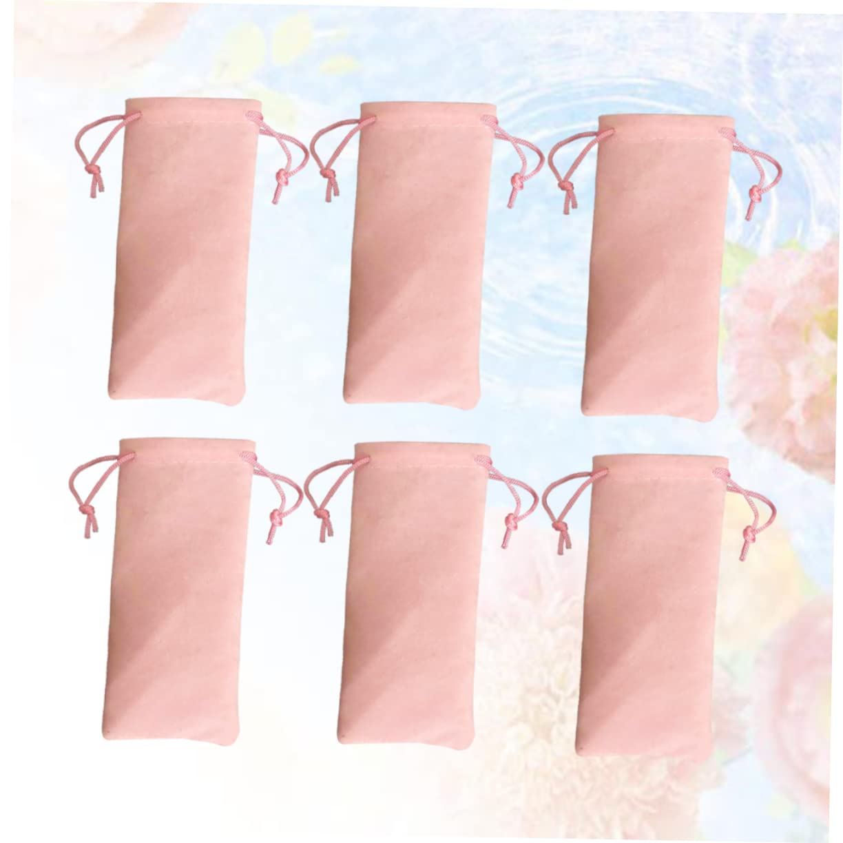 PACKOVE 36 Pz custodia per occhiali custodia rigida per occhiali da sole borsa morbida per occhiali sacchetti rosa borsone rosa buste custodia occhiali borsa protettiva per occhiali