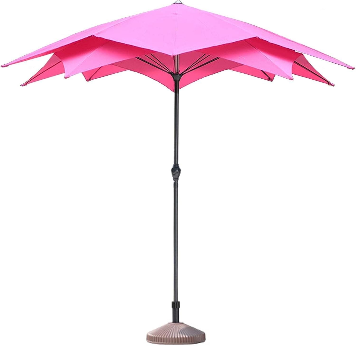 Sombrilla De Playa Sombrilla De Jardín Sombrilla de playa for Patio con Base incluida, sombrilla pequeña for plantas de bistró, sombrilla publicitaria, protección solar, sombrilla de mesa for exterior