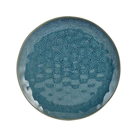 4 platos stoneware H&H Mykonos Blu Piano 27,5 Cover