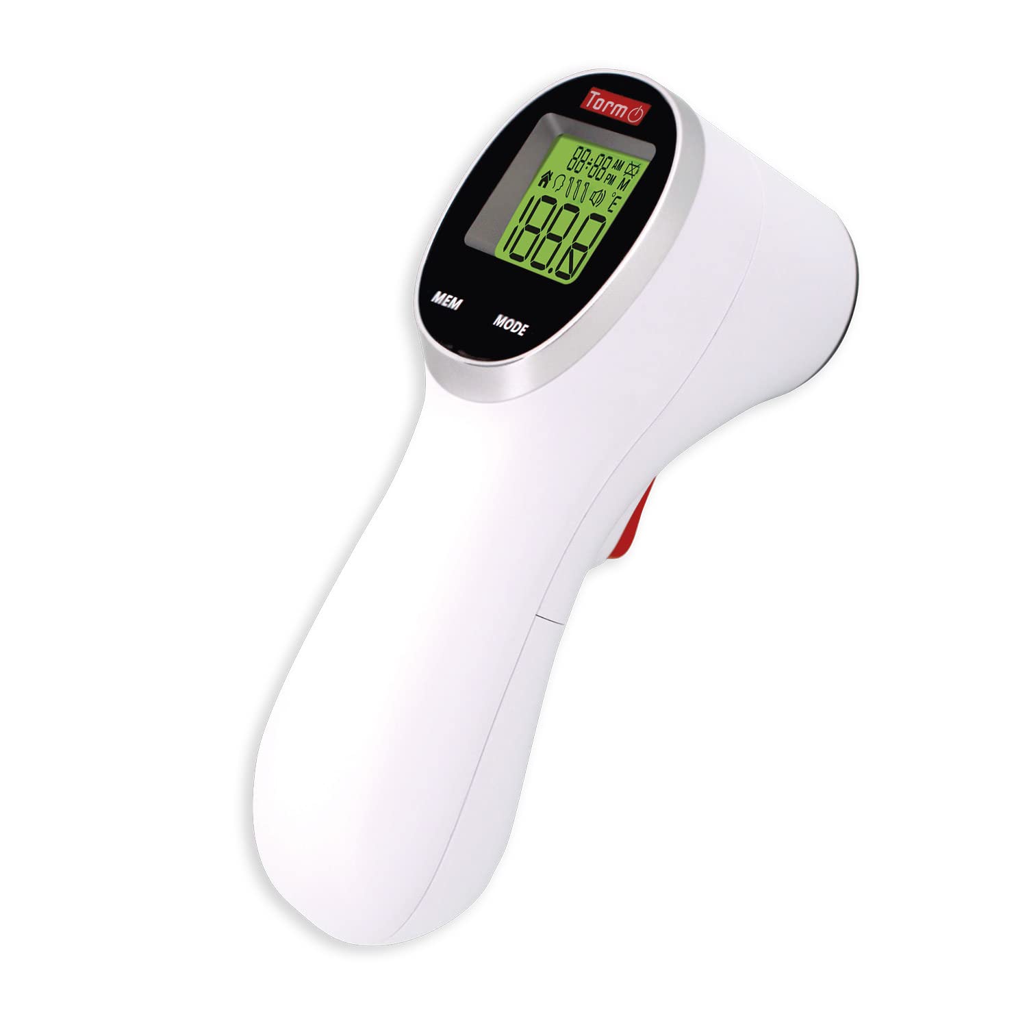 TORM Termometr bezdotykowy Flash - Zdalne gniazdo temperatury - Termometr pistoletowy z technologią podczerwieni - Termometr premium - 1 sztuka