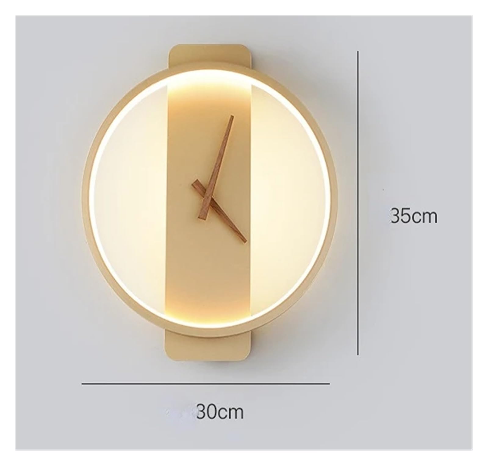 Xinderise Lumière Moderne Applique Murale De Luxe Salon Décoration Horloge Applique Murale Chambre Chevet Nordique Allée Éclairage Applique Murale Noire, pour La Décoration Intérieure Hopeful