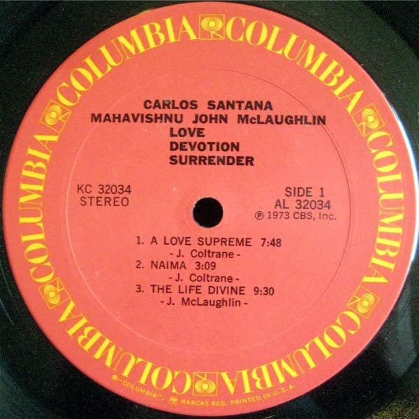 Miniatura 3 de Carlos Santana  Mahavishnu John Mclaughlin  Love Devotion Surrender