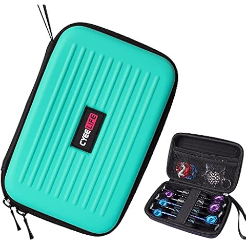 CyeeLife PU Dart Carrying Case for 6pcs Steel and Soft Darts Set Cover